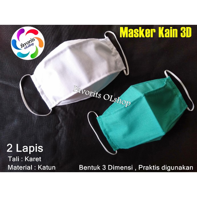 Detail Harga Masker 3d Kain Nomer 6