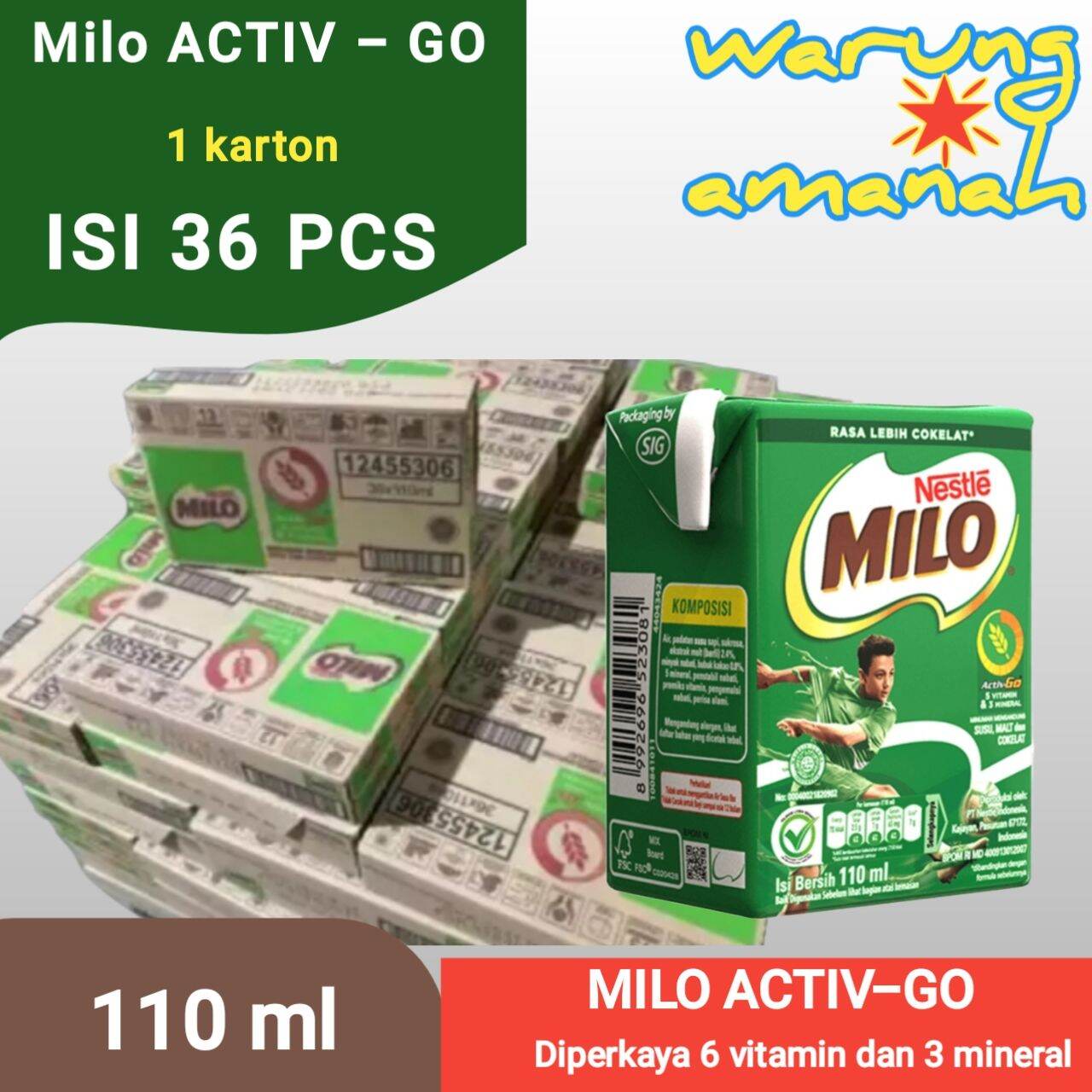 Detail Harga Milo Kotak Nomer 55