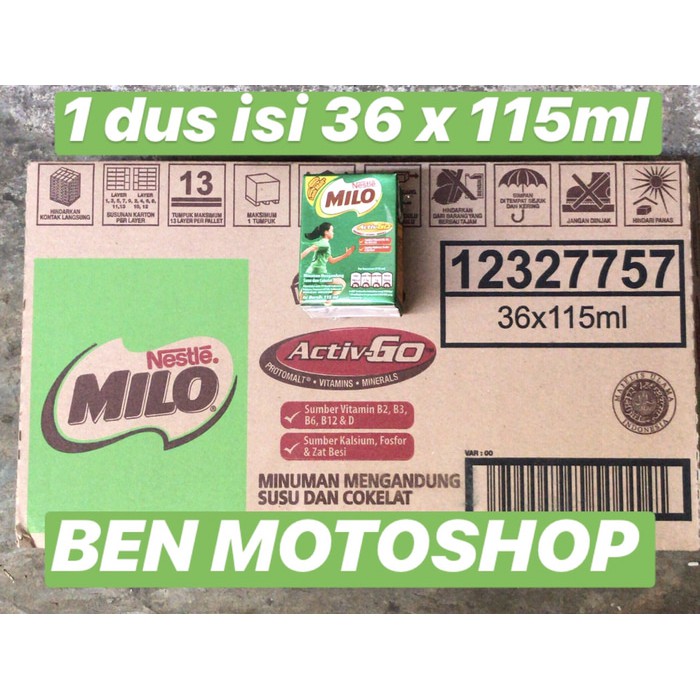 Detail Harga Milo Kotak Kecil Nomer 16