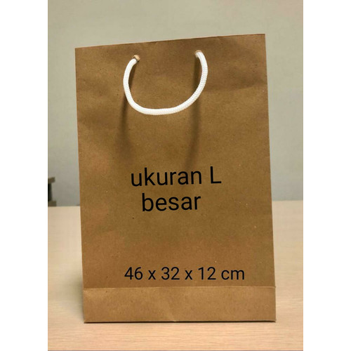 Detail Harga Paper Bag Coklat Polos Nomer 42