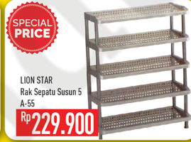 Detail Harga Rak Sepatu Plastik Lion Star Nomer 20