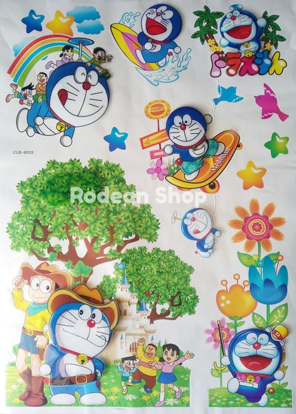 Detail Harga Stiker Dinding Doraemon Nomer 12