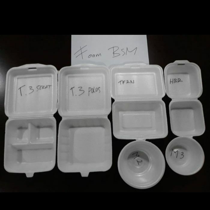 Detail Harga Styrofoam Box Kecil Makanan Nomer 4