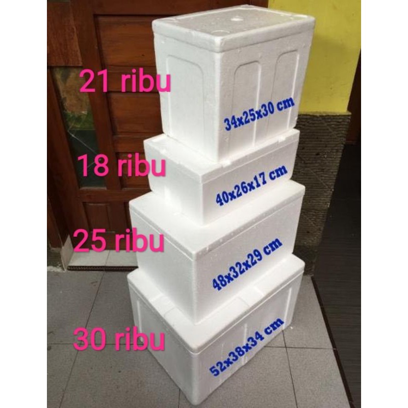 Detail Harga Styrofoam Kotak Kecil Nomer 40