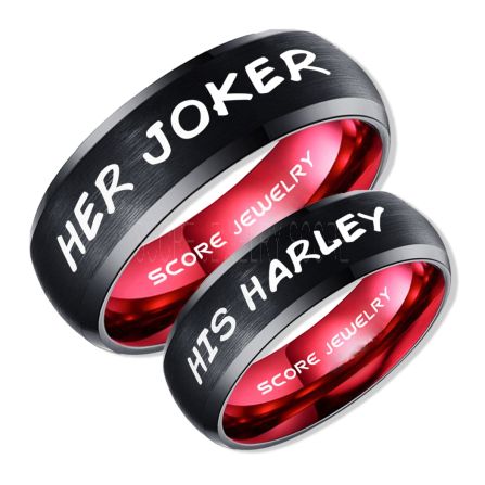 Detail Harley And Joker Wedding Rings Nomer 24