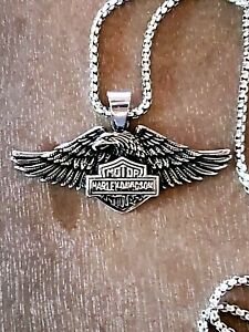 Detail Harley Davidson Angel Wings Necklace Nomer 24