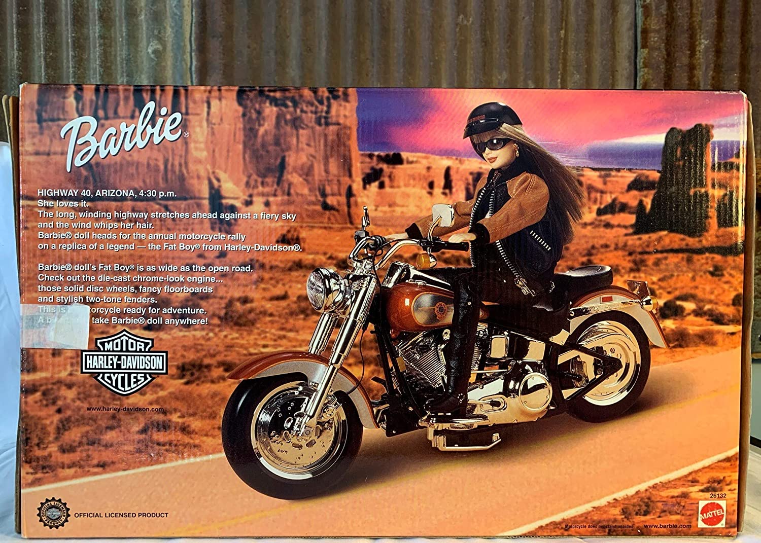 Detail Harley Davidson Barbie Motorcycle Nomer 2