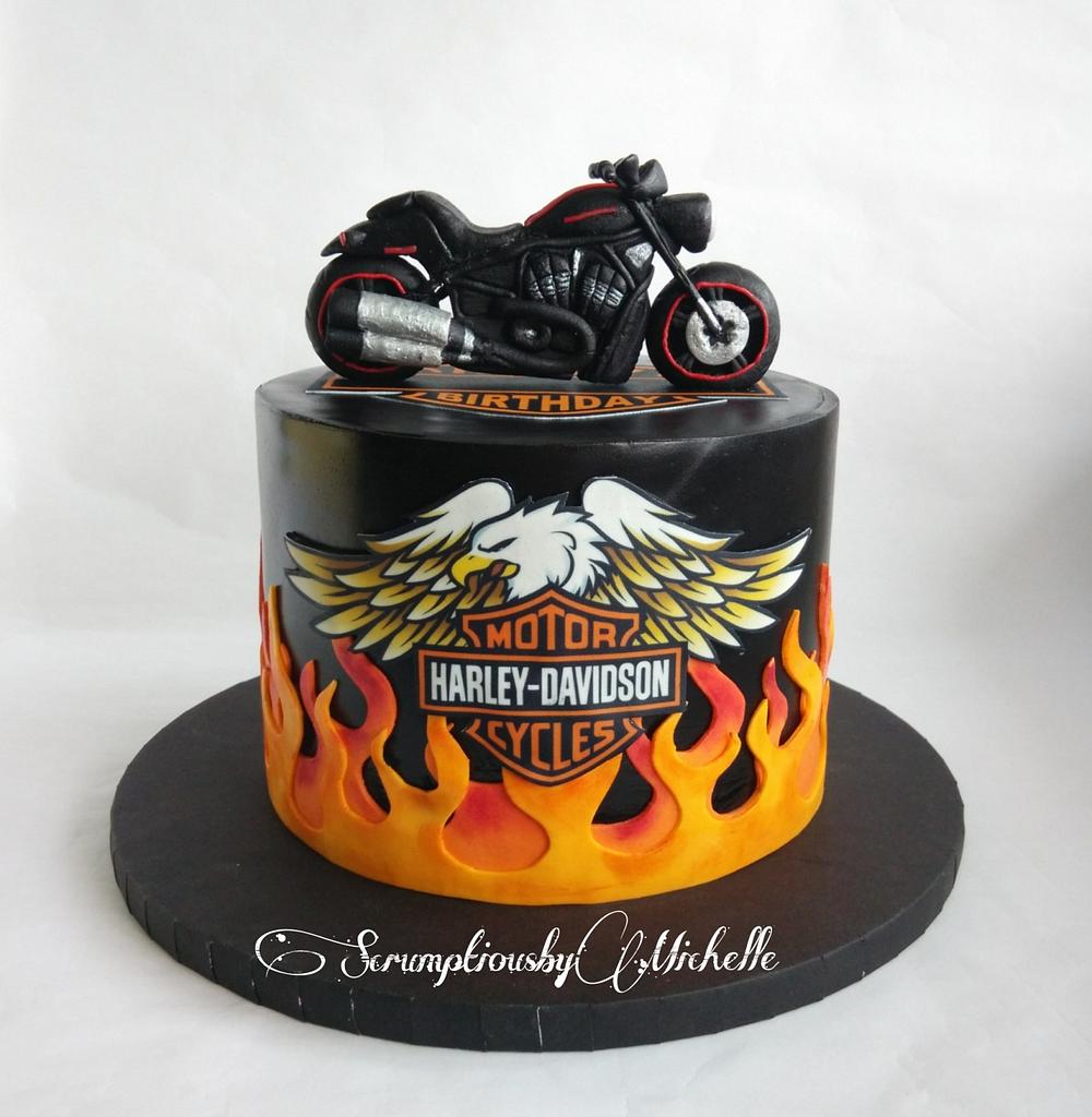 Detail Harley Davidson Cake Images Nomer 15