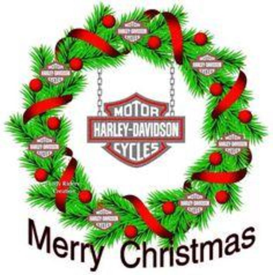 Detail Harley Davidson Christmas Wreath Nomer 15