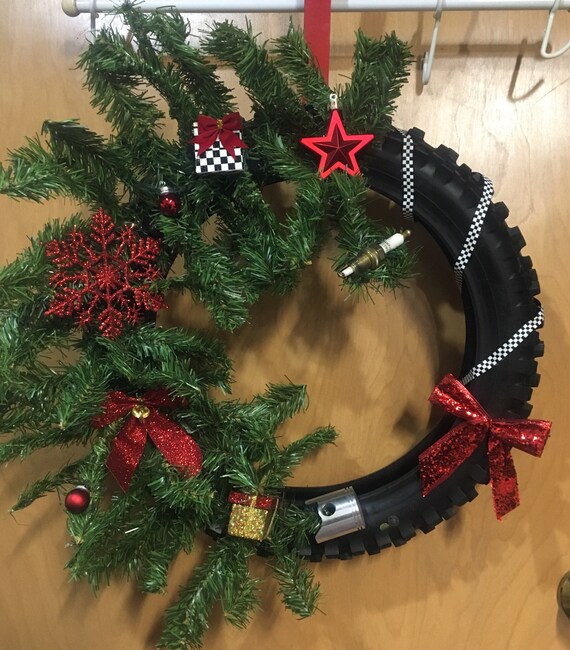 Detail Harley Davidson Christmas Wreath Nomer 18