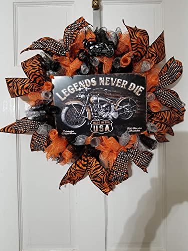 Detail Harley Davidson Christmas Wreath Nomer 4