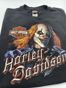 Detail Harley Davidson Clown Shirt Nomer 2