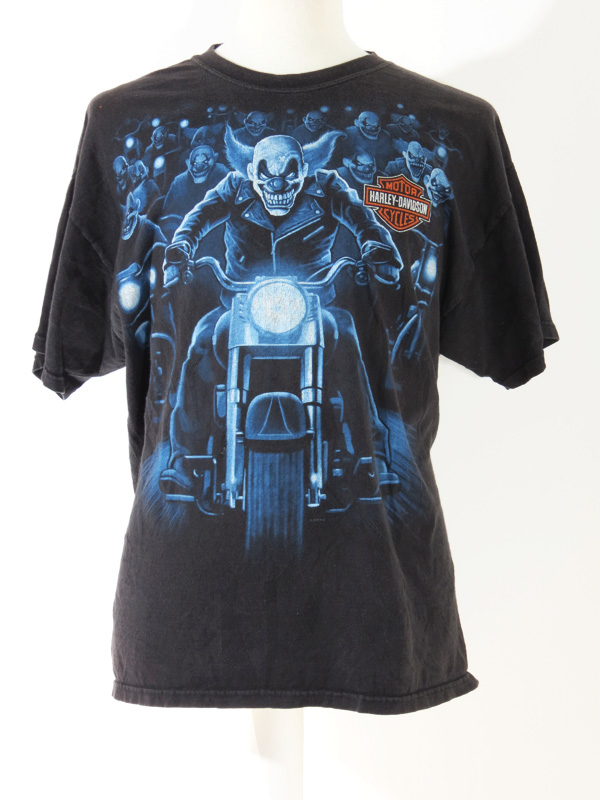 Detail Harley Davidson Clown Shirt Nomer 19