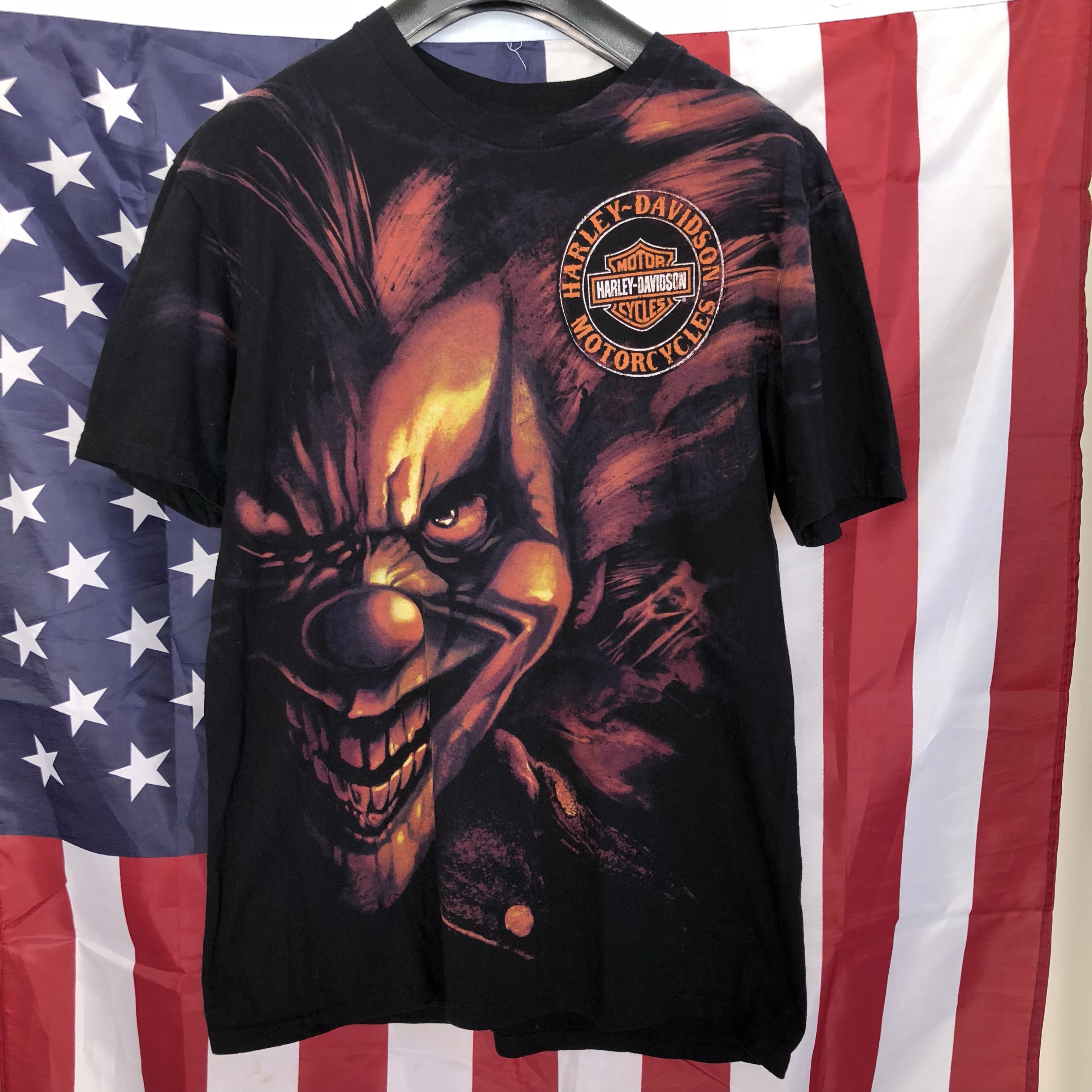 Detail Harley Davidson Clown Shirt Nomer 5