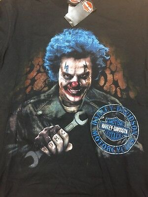 Detail Harley Davidson Clown Shirt Nomer 42