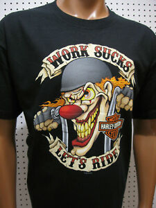 Detail Harley Davidson Clown Shirt Nomer 45