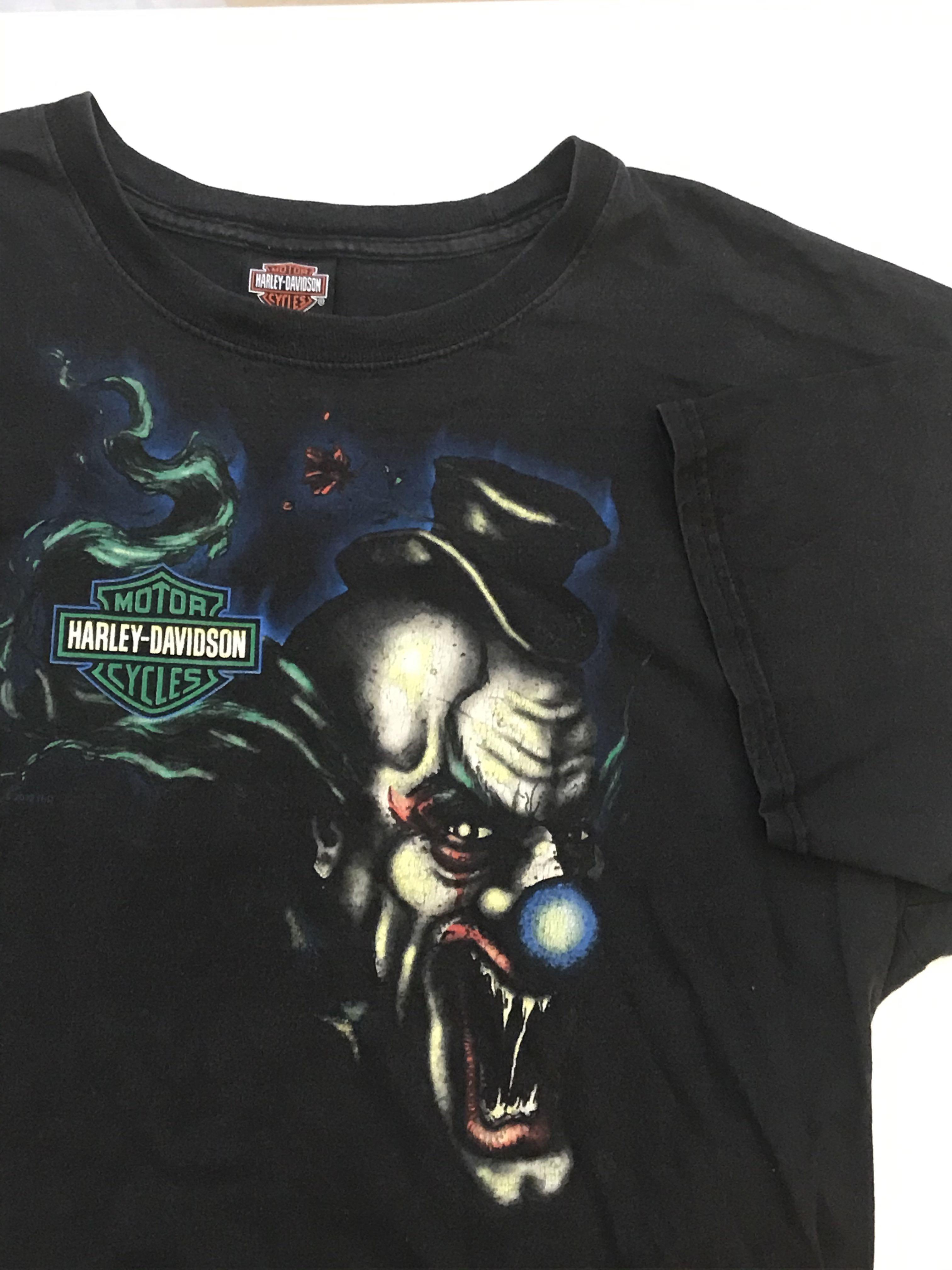Detail Harley Davidson Clown T Shirts Nomer 2