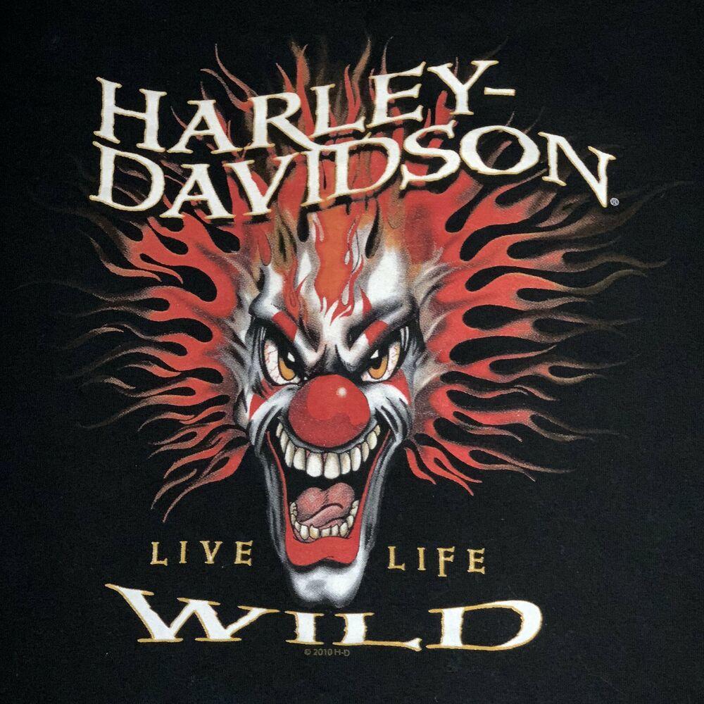 Detail Harley Davidson Clown T Shirts Nomer 30