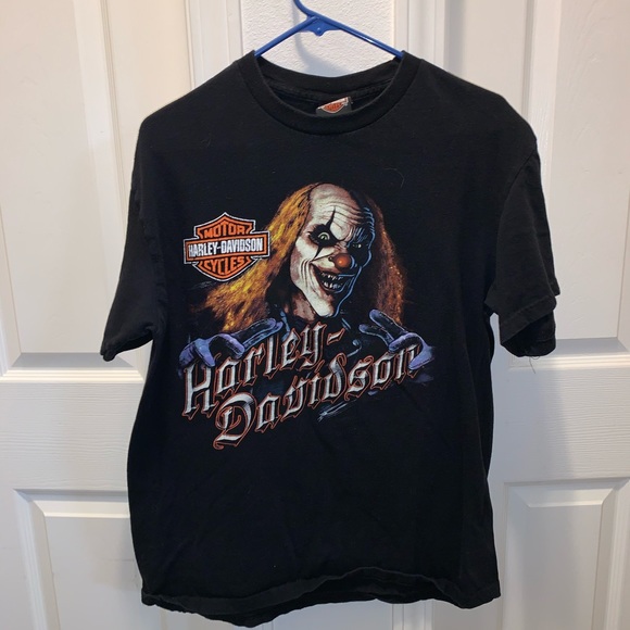 Detail Harley Davidson Clown T Shirts Nomer 44