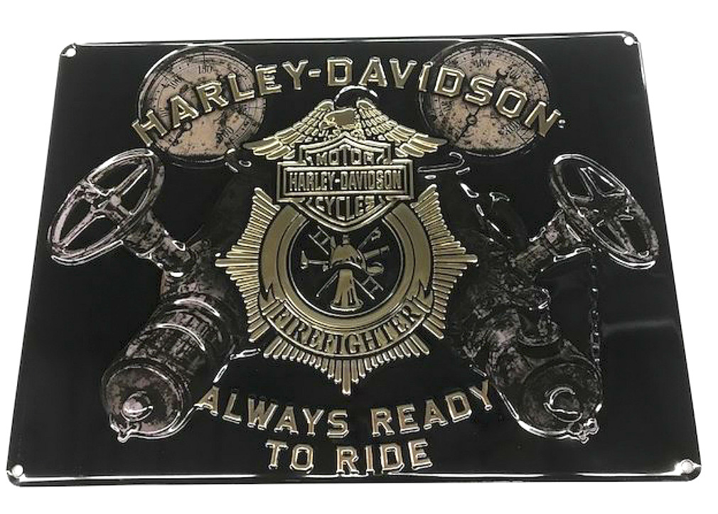 Detail Harley Davidson Firefighter Badge Nomer 3