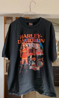 Detail Harley Davidson Firefighter T Shirt Nomer 13