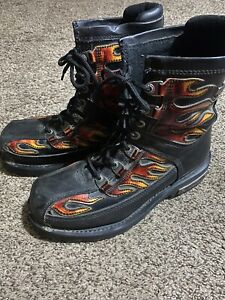 Detail Harley Davidson Flame Boots Nomer 43