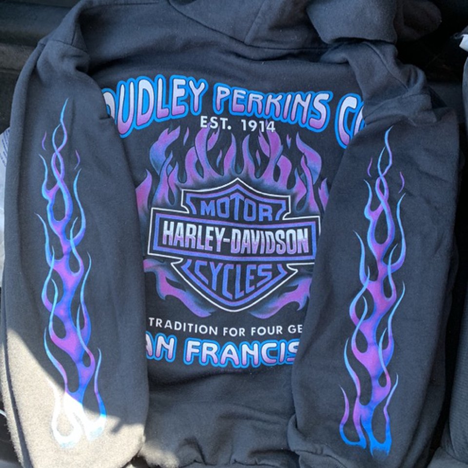 Detail Harley Davidson Flame Hoodie Nomer 17