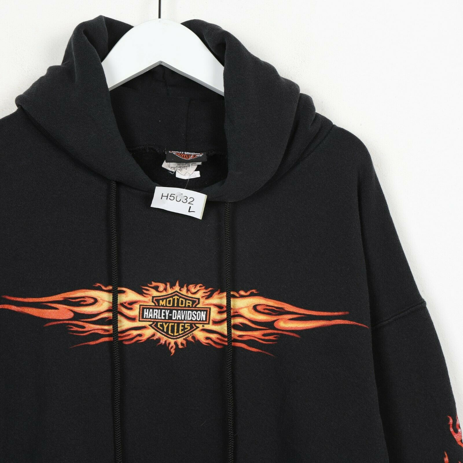 Detail Harley Davidson Flame Hoodie Nomer 40