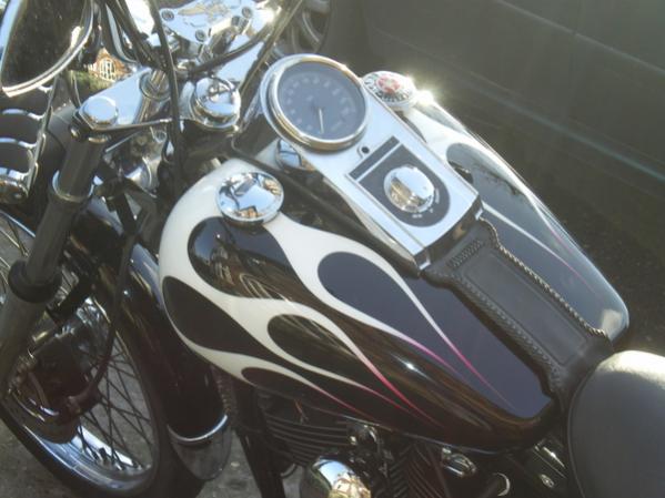 Detail Harley Davidson Flame Paint Jobs Nomer 20