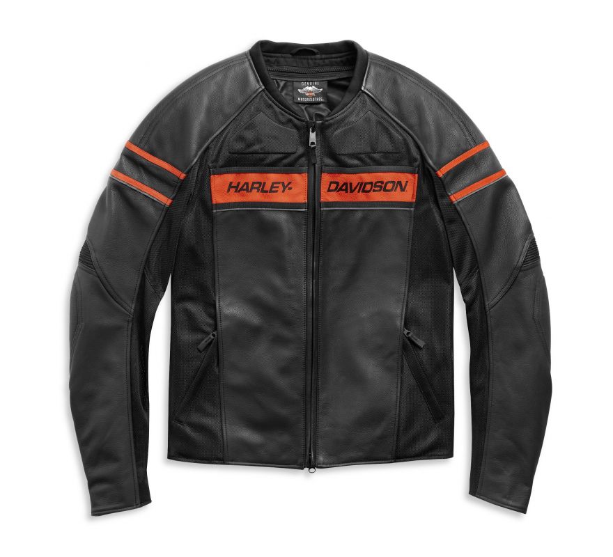 Detail Harley Davidson Jacket Armor Nomer 36