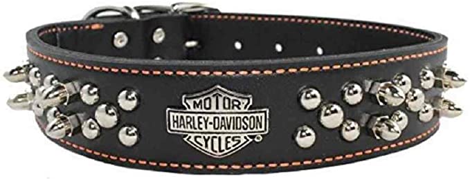 Detail Harley Davidson Leather Dog Collar Nomer 4