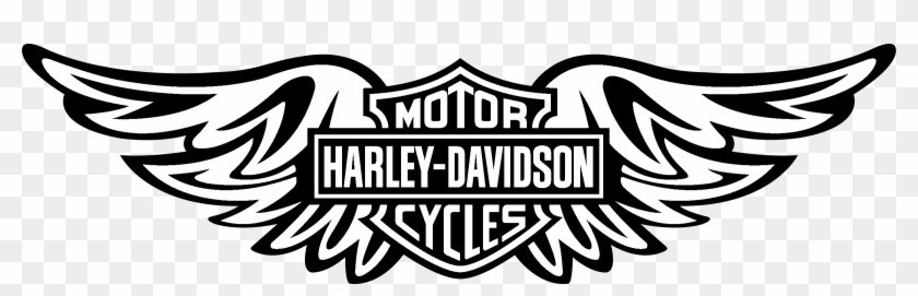 Detail Harley Davidson Logo Clipart Black And White Nomer 22