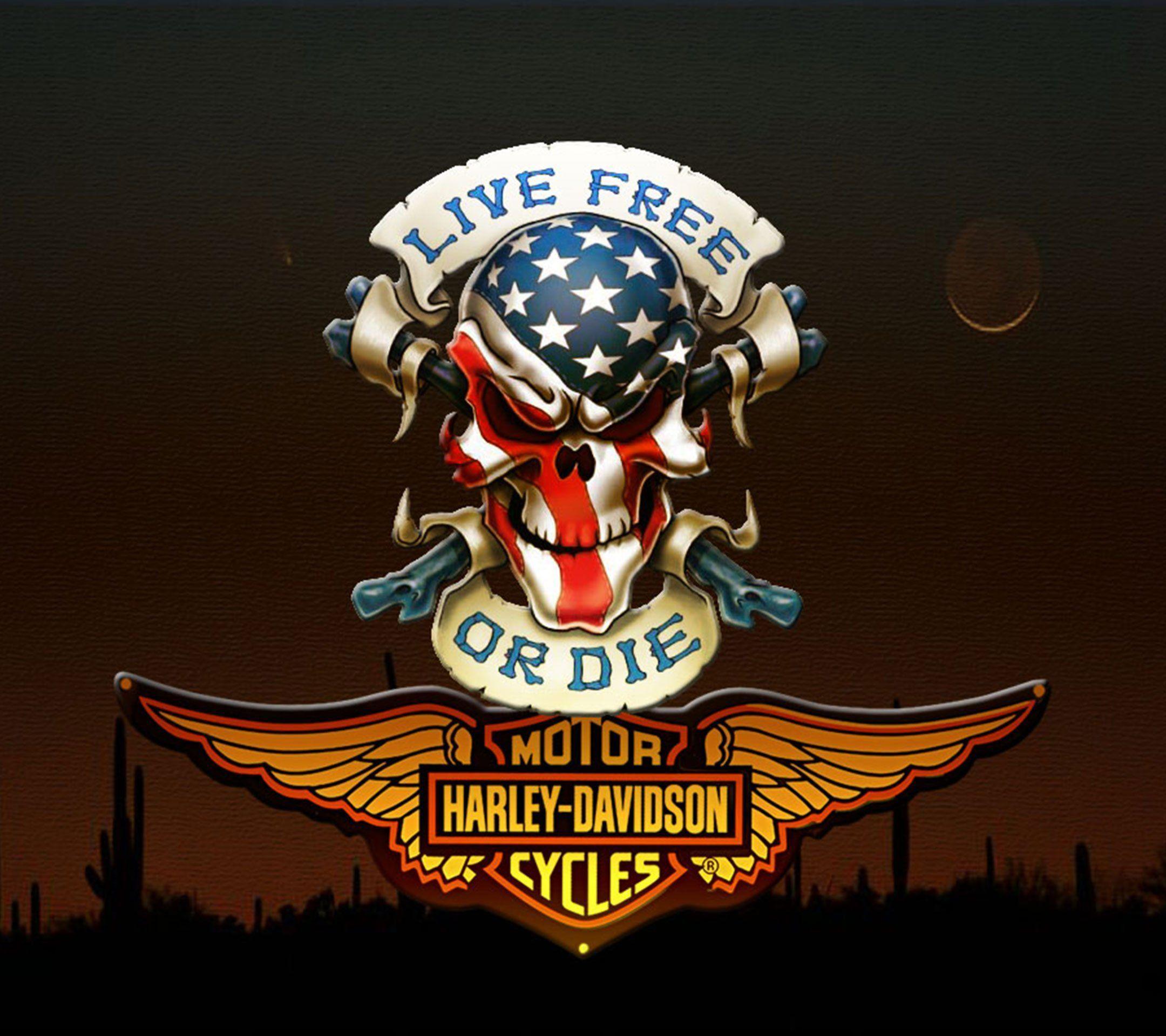 Detail Harley Davidson Logo Wallpaper Nomer 20