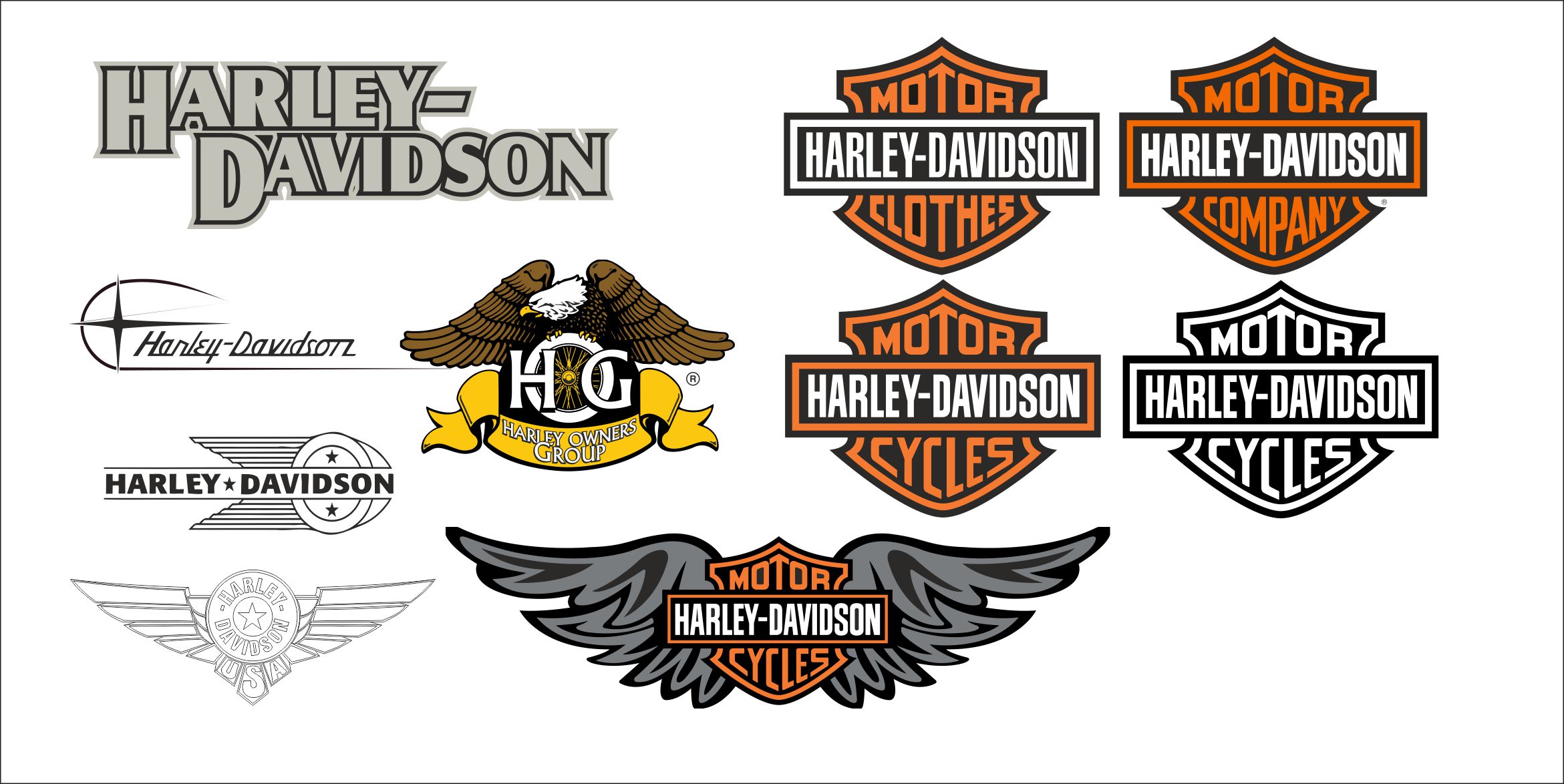 Detail Harley Davidson Logos Free Nomer 22