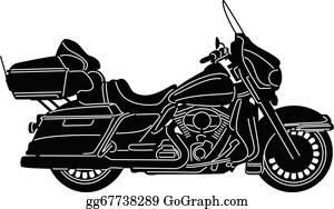 Detail Harley Davidson Motorcycle Clipart Nomer 11