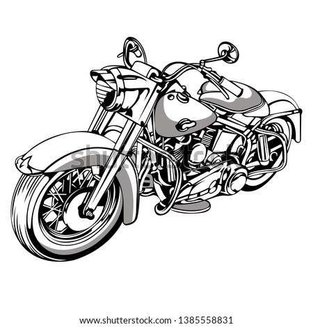 Detail Harley Davidson Motorcycle Clipart Nomer 48