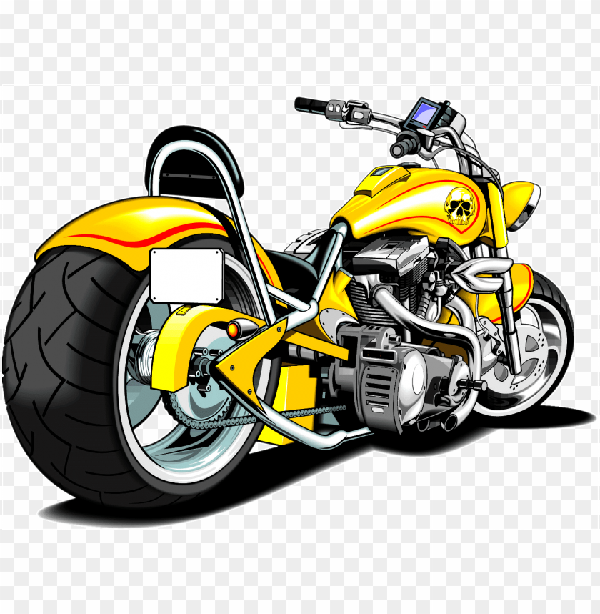 Detail Harley Davidson Motorcycle Clipart Black And White Nomer 37