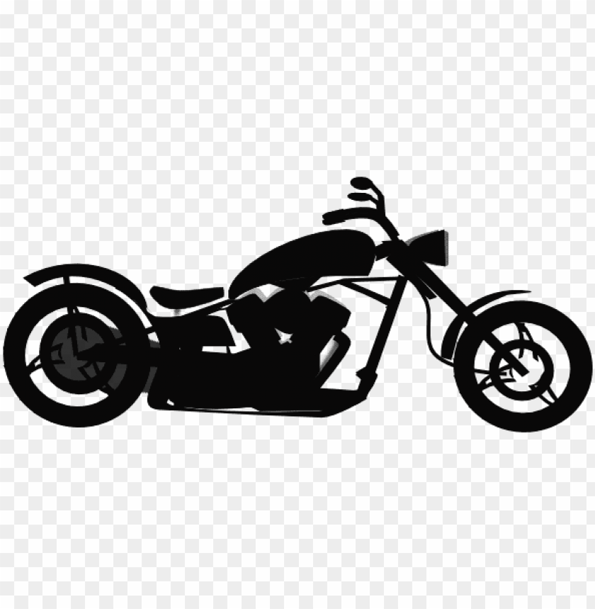 Detail Harley Davidson Motorcycle Clipart Black And White Nomer 7