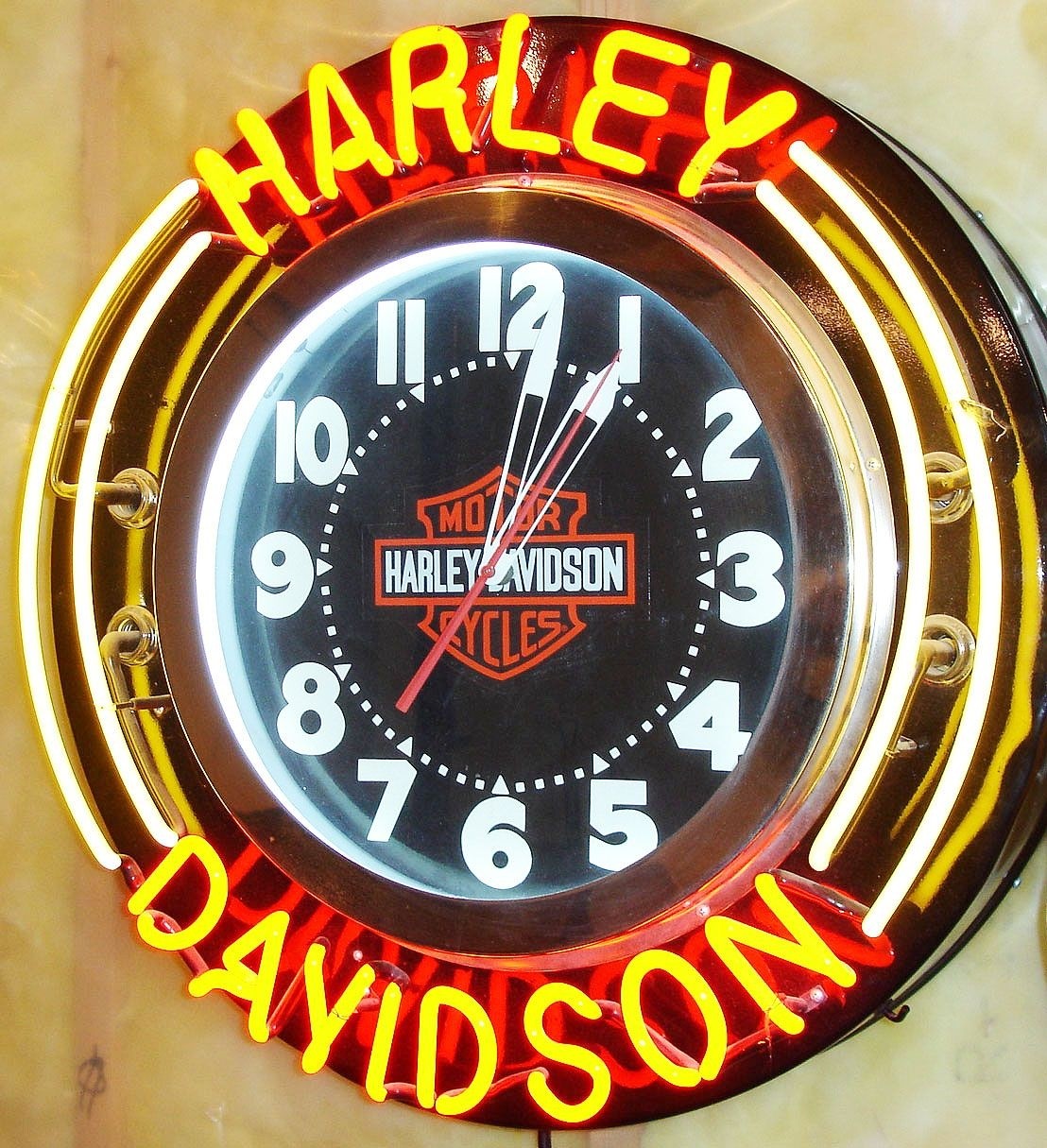 Harley Davidson Motorcycle Wall Clock - KibrisPDR