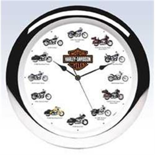 Detail Harley Davidson Motorcycle Wall Clock Nomer 2