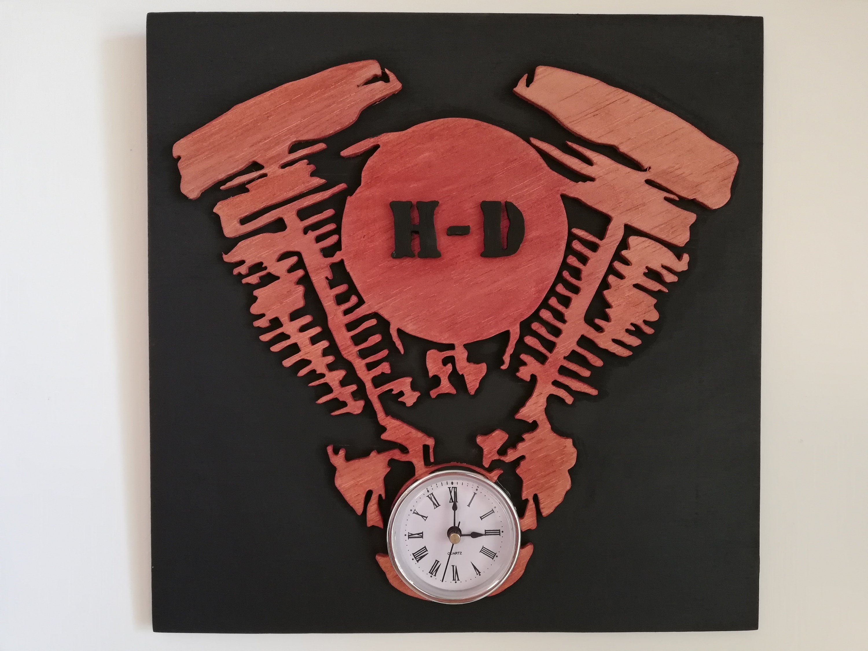 Detail Harley Davidson Motorcycle Wall Clock Nomer 17