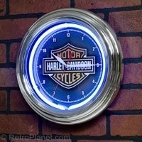 Detail Harley Davidson Motorcycle Wall Clock Nomer 32