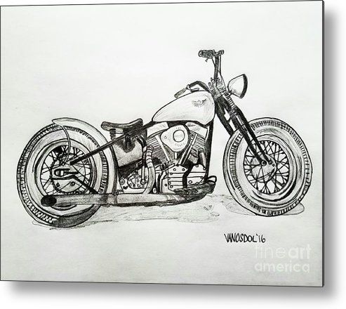 Detail Harley Davidson Pencil Drawings Nomer 3