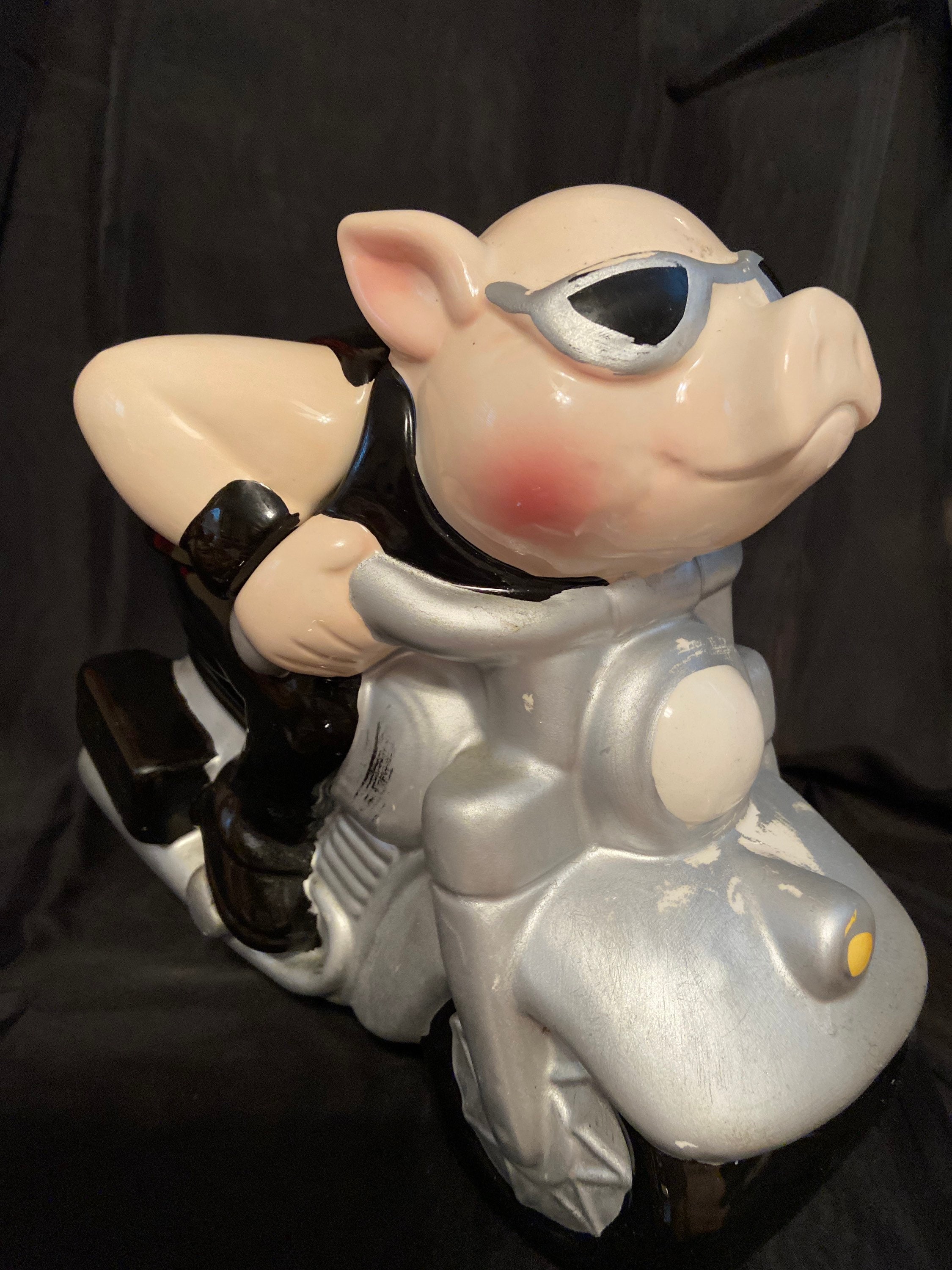 Detail Harley Davidson Pig Cookie Jar Nomer 17