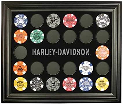 Harley Davidson Poker Chip Frame - KibrisPDR