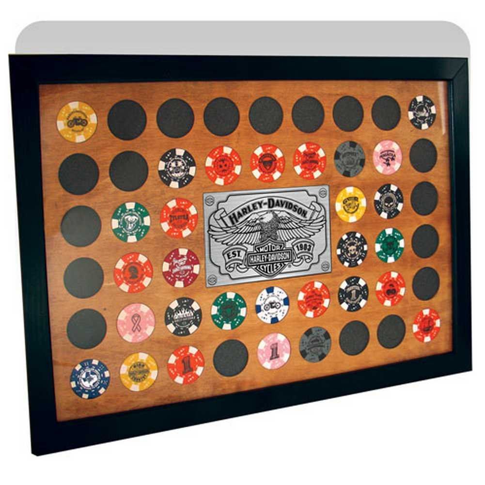 Detail Harley Davidson Poker Chip Frame Nomer 13