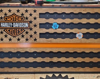 Detail Harley Davidson Poker Chip Frame Nomer 24