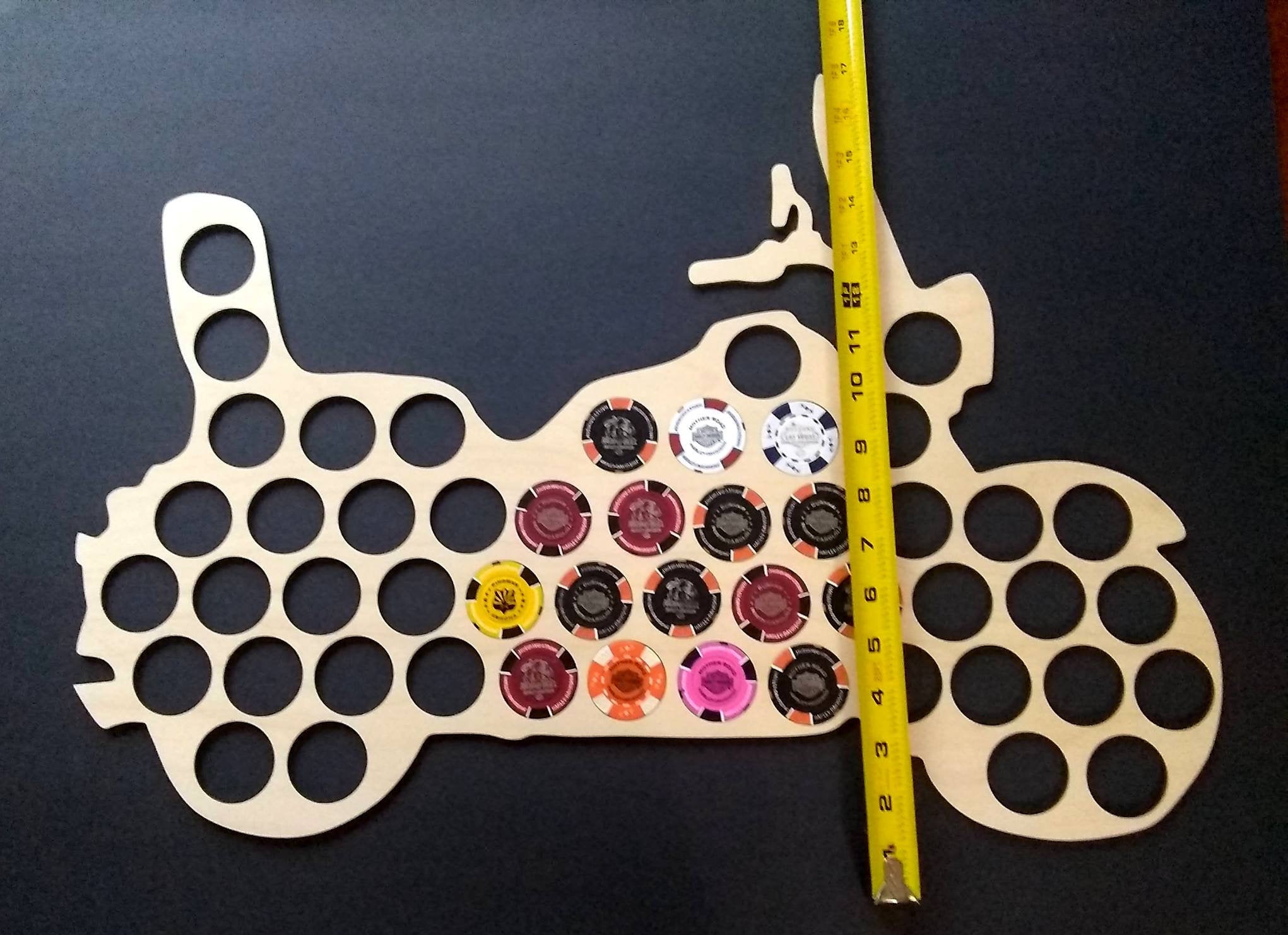 Detail Harley Davidson Poker Chip Frame Nomer 26