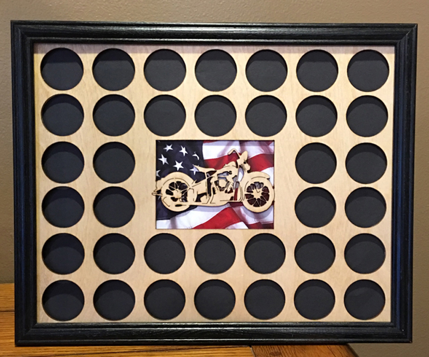 Detail Harley Davidson Poker Chip Frame Nomer 32
