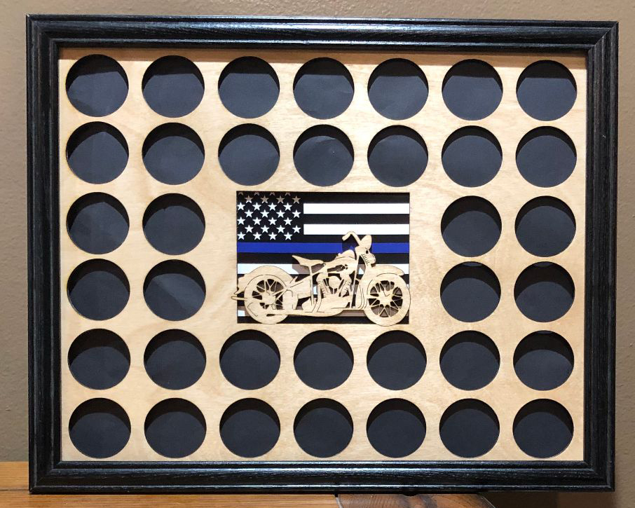 Detail Harley Davidson Poker Chip Frame Nomer 46